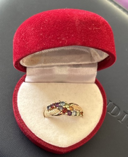 Stunning multi gem cross over - stunning,