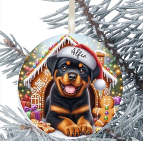 Rottweiler dog personalised - rottweiler,