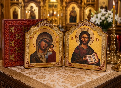 Orthodox folding travel - orthodox, icon