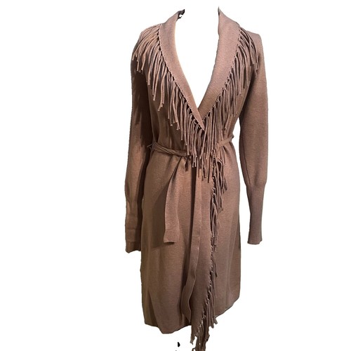 Cyrus fringe wrap cardigan - cyrus,