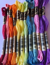 DMC cross stitch threads -