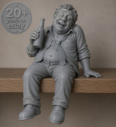 Drunken man shelf - man, home