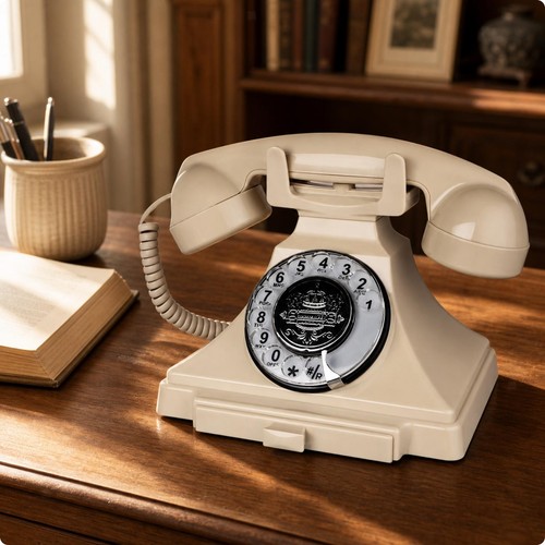 Retro landline telephone old - retro,
