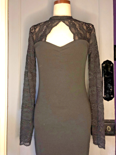 Black sexy dress lycra - ,
