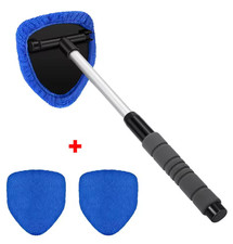 Windshield Cleaning Tool Kit Car Window Glass Wiper Cleaner Brush Set Extendable