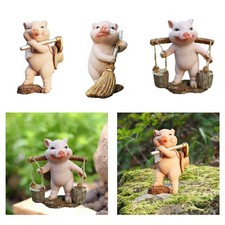 Pig Statue Crafts Garden Decor