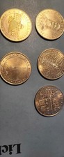  Paris Souvenir Coins Monnaie De Paris (2003/4) bundle of 5