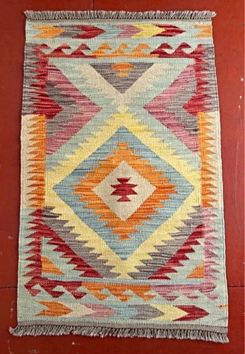 Handmade kilim wool rug - handmade,