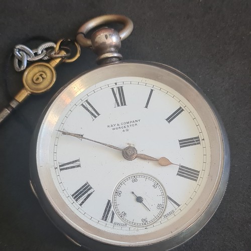 Antique solid silver - silver, kay
