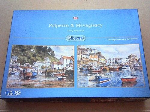 2x500 peice puzzles complete - peice,