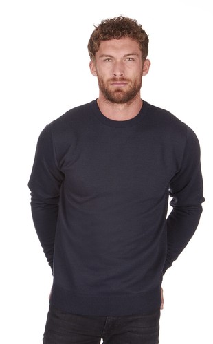 Men long sleeve crew neck - long,