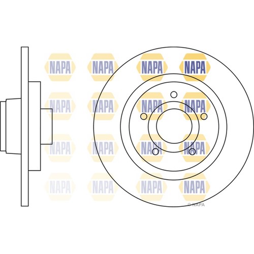Brake discs solid - 2x,