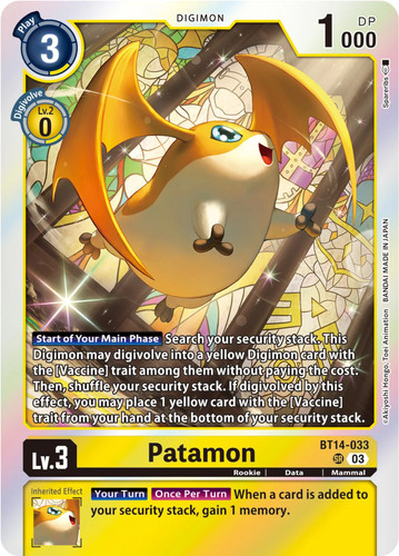 Patamon bt14 033 digimon - patamon,