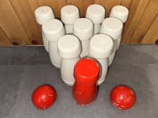 TRADITIONAL GARDEN SKITTLES Set Fun Family Outdoor Recreation