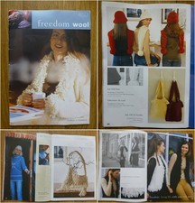 TWILLEYS FREEDOM WOOL BOOK 453-ADULT+CHILD SUPER CHUNKY 17 KNITTING PATTERNS