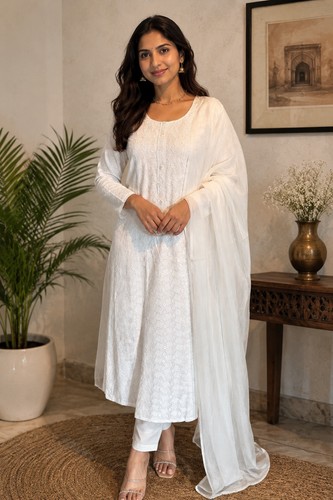 Salwar kameez white kurti - kameez,