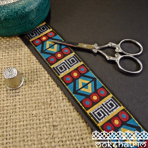 Geometric tribal black silver - geometric,