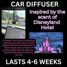 DISNEY,CAR DIFFUSER,Hotel Of Dreams, fragrance, car freshener,ladies, Perfume,