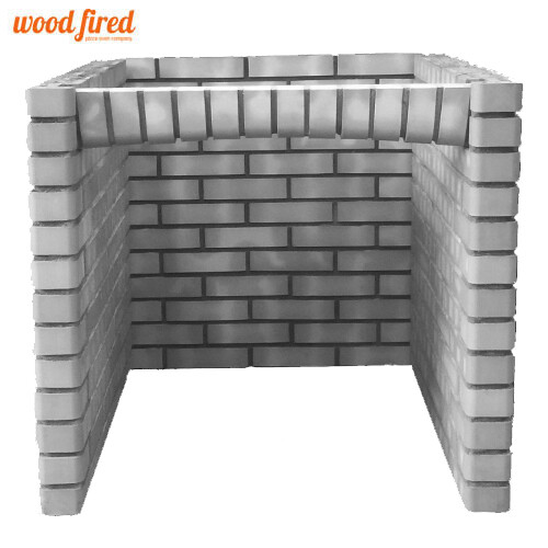 Grey brick stand base - brick, /