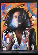 Bob Marley Painting - 40x30”