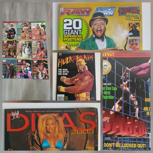 Wrestling magazines programs - magazines,