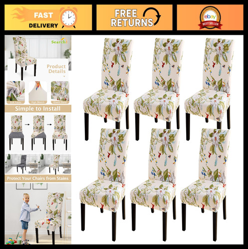 Set stretchable dining - of, 6