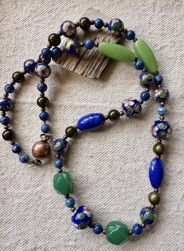 Vintage floral cloisonné - vintage,