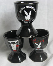 3x Playboy Vintage Retro Black