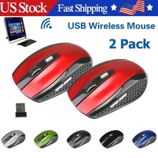 2 Wireless Optical Mouse Mice