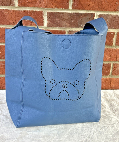 Blue large tote - large, /