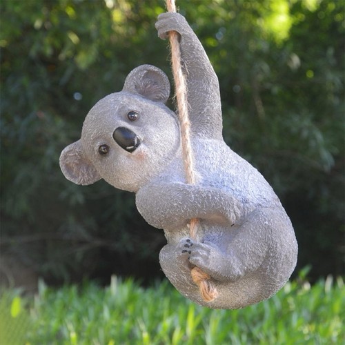 Hanging koala garden ornament - hanging,