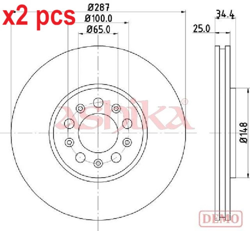 Pcs sides front brake - sides,