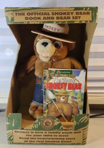 Vintage 1996 smokey bear plush - vintage,
