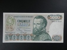 SCARCE 1971 BELGIUM 5000