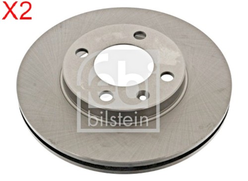 Front brake disc pcs - x2, febi