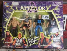 WWE WWF - Attitude Boxed Set - Hawk Animal Shawn Michaels - Jakks Pacific 1998