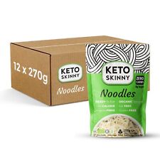 Keto Skinny Noodles – 270g Pack of 12 | Organic Konjac Shirataki, Low Carb, Keto