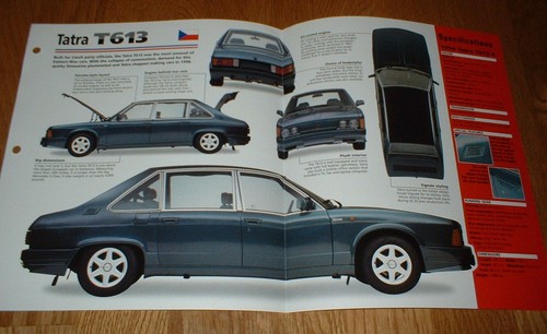 1994 tatra t613 spec sheet - 1994, t613-4