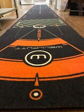 WELLPUTT - Golf Putting Training Mat - 4m / 13ft Black EXCELLENT CONDITION