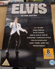 ELVIS AT THE MOVIES BOX SET 8 FILM PRESLEY DVD R2 UK Brand New Factory Sealed 