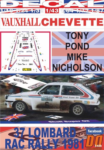 Decal vauxhall chevette - decal,