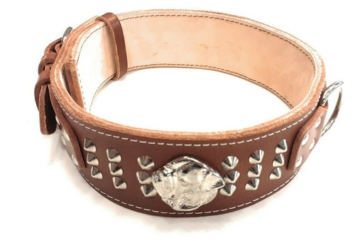 Heavy duty brown dog collar - duty,
