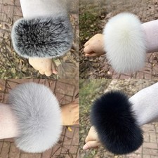 Real Fox Fur Cuffs Sleeves A