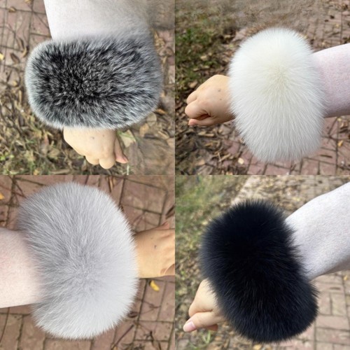 Real fox fur cuffs - fur, a
