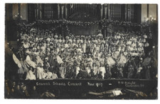 Real photo postcard of School