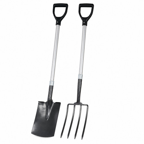 Fibreglass garden spade - fibreglass, &