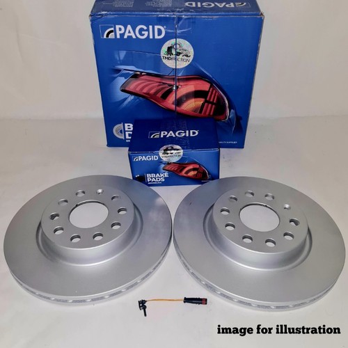 Pagid rear brake discs - brake, and