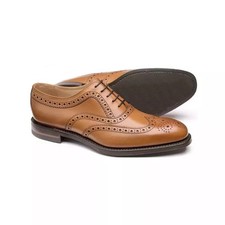 Handmade Tan Wingtip Brogue