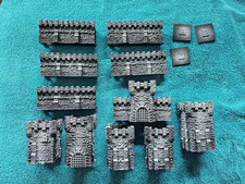 Warhammer Warmaster/10mm Wargames City Walls/Towers 3d Printed