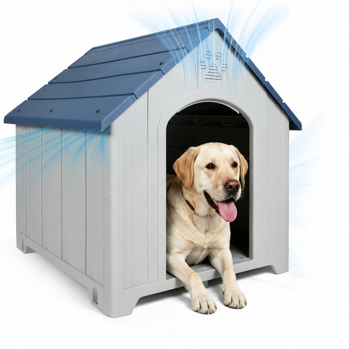 Outdoor dog house - house, weather